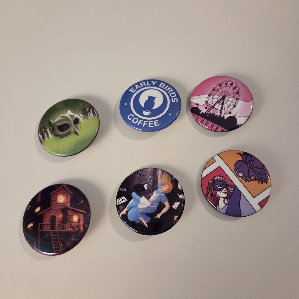 Owlcrate - Bookish Monthly Pin Buttons